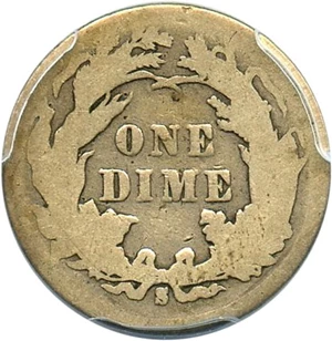 image for: 1888-S 10c PCGS Good-4
