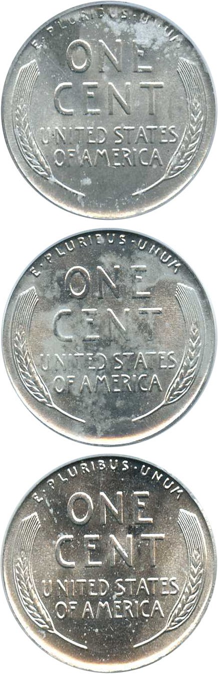 image for: 1943-PDS 1c PCGS MS67 (3 Coin Steel Penny Set)