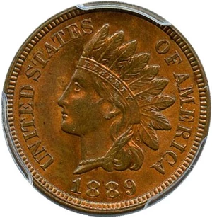 image for: 1889 1c PCGS MS64 RB