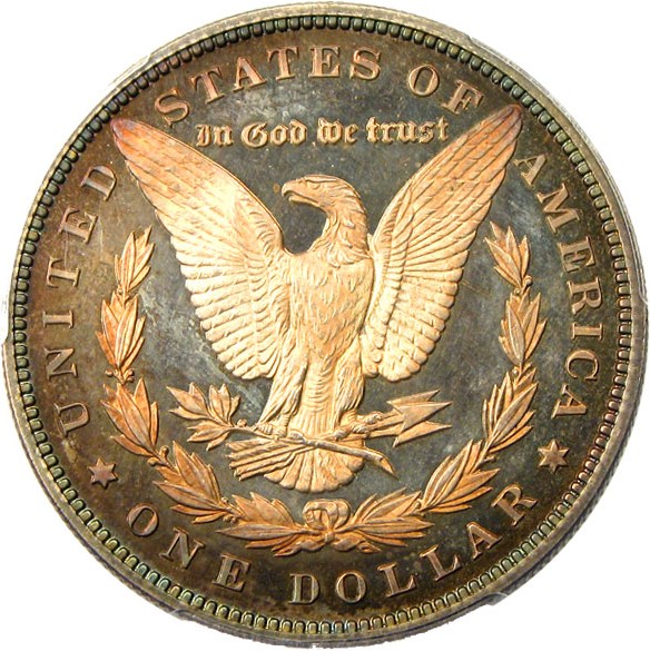 image for: 1898 $1 PCGS/CAC Proof 65 - Colorful Toning