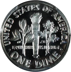 image for: 1955 10c PCGS Proof 68 DCAM - Tied for Finest at PCGS
