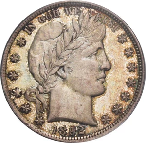 image for: 1892 50c PCGS/CAC Proof 64 - Colorful Toning - No Reserve!