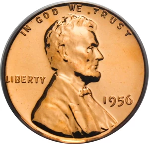 image for: 1956 1c PCGS Proof 65 RD