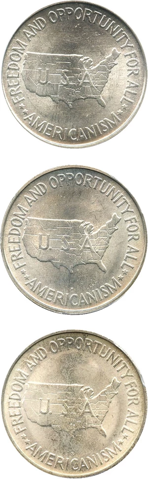 image for: 1951-PDS Washington-Carver Set PCGS MS64 (3 Coins)