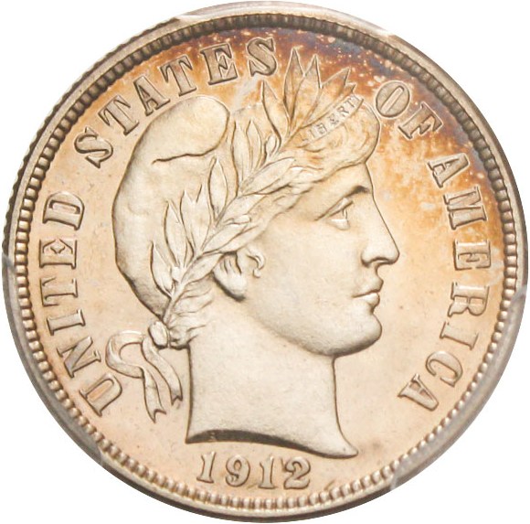 image for: 1912 10c PCGS/CAC Proof 65 CAM