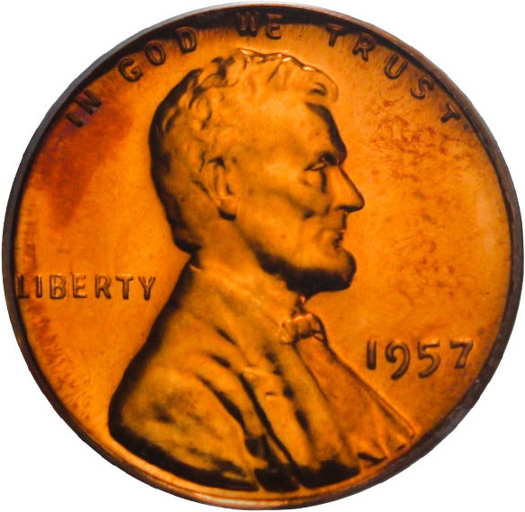 image for: 1957 1c PCGS Proof 67 CAM