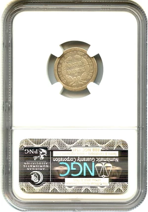 image for: 1843-O 10c NGC Genuine VG Details, Rev Scratched
