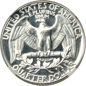 image for: 1952 25c NGC Proof 67 CAM