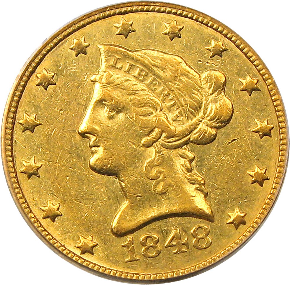 image for: 1848-O $10 PCGS XF45