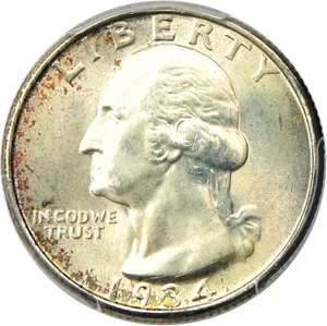 image for: 1934-D 25c PCGS MS67 (Medium Motto)