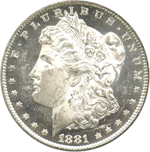 image for: 1881-O $1 PCGS MS63 PL