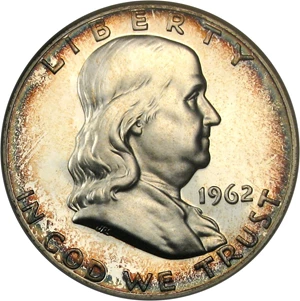 image for: 1962 50c NGC Proof 67 DCAM - Colorful Toning