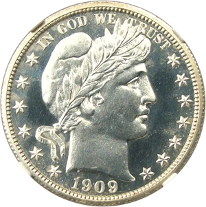 image for: 1909 50c NGC Proof 65