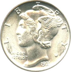 image for: 1931 10c PCGS MS63