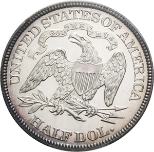 image for: 1882 50c PCGS Proof 64 CAM - Colorful Toning