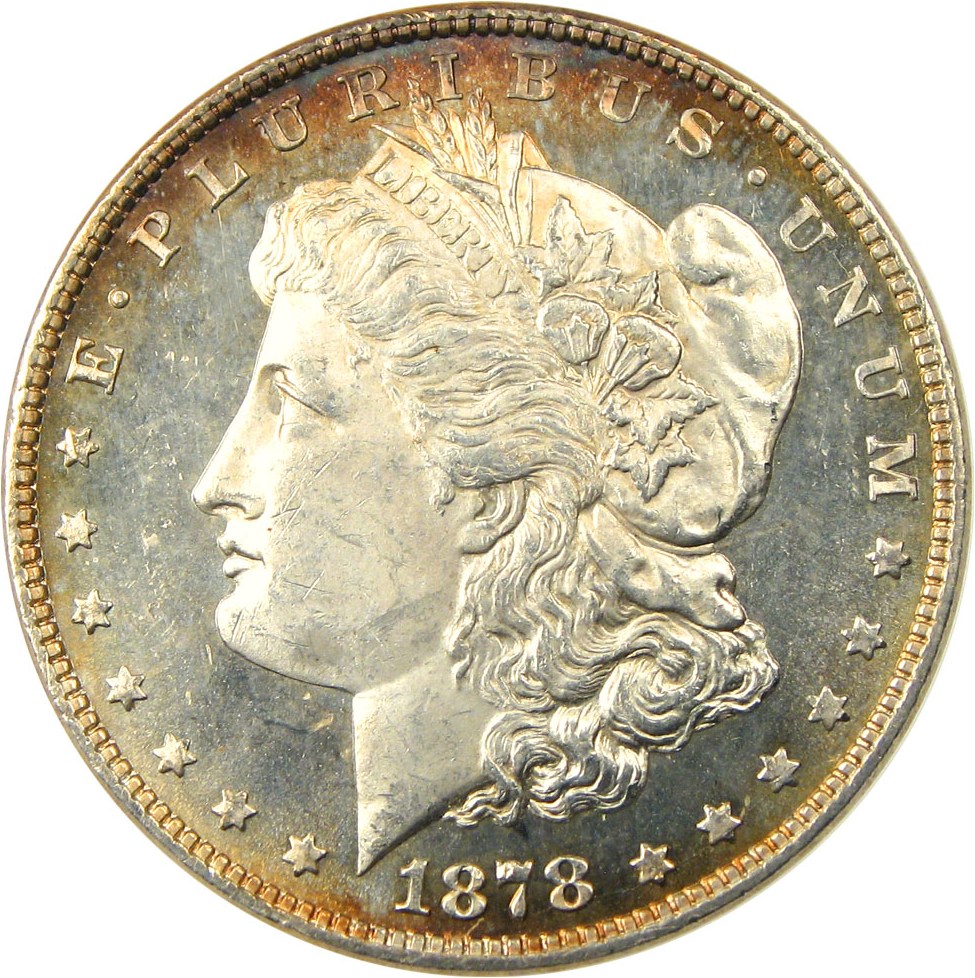 image for: 1878 8TF $1 NGC MS62 DMPL