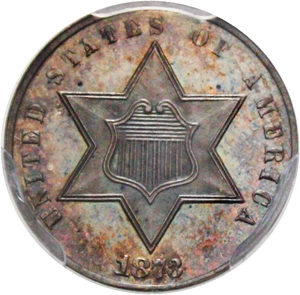 image for: 1873 3cS PCGS/CAC Proof 64 - Scarce Proof Only Issue