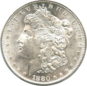 image for: 1880/79-S $1 PCGS MS62