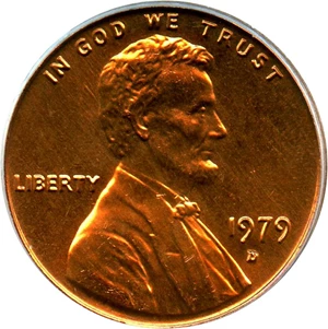 image for: 1979-D 1c PCGS MS66 RD