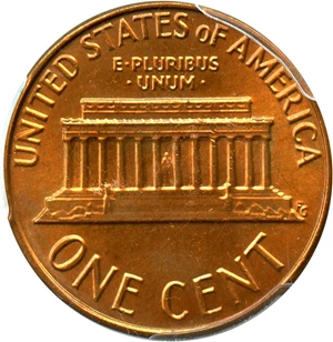 image for: 1977-D 1c PCGS MS66 RD