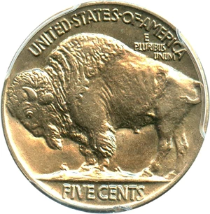 image for: 1919 5c PCGS Genuine AU Details, Machine Damage