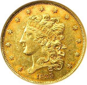 image for: 1835 $5 NGC AU53