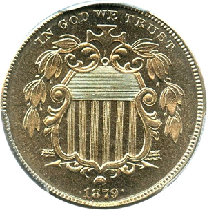 image for: 1879 5c PCGS Proof 65