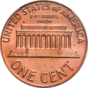 image for: 1971-D 1c PCGS Secure MS66 RD