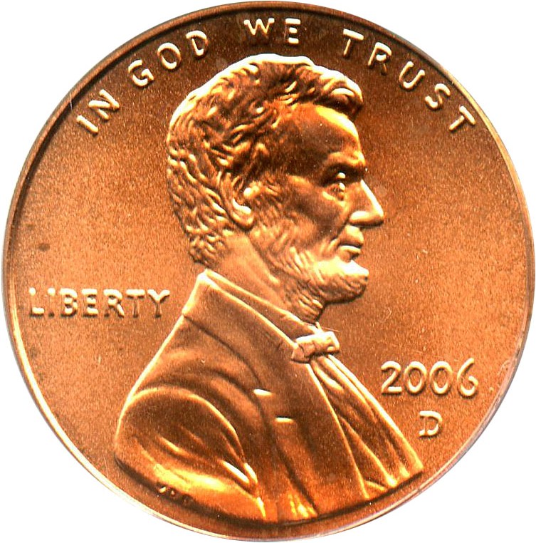 image for: 2006-D 1c PCGS MS68 RD (Satin Finish)