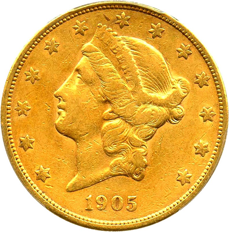 image for: 1905-S $20 PCGS XF45 - No Reserve!