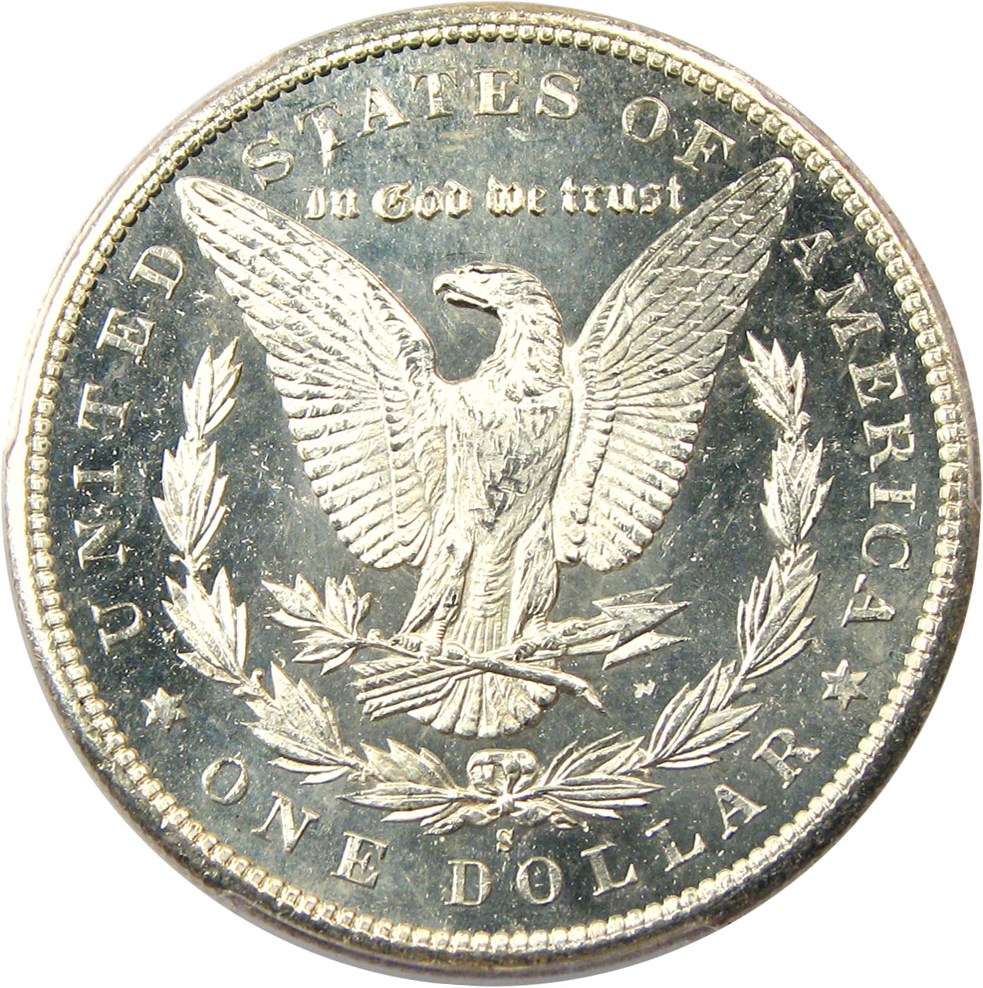 image for: 1897-S $1 PCGS MS65 DMPL - Scarce DMPL Morgan - No Reserve!