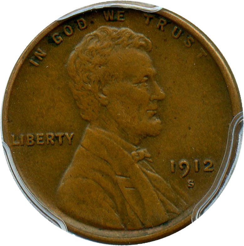 image for: 1912-S 1c PCGS AU55