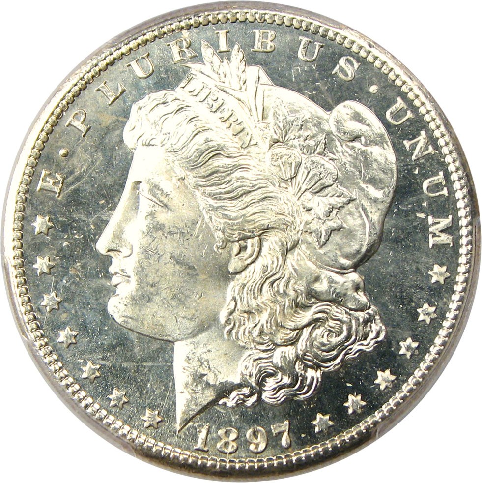 image for: 1897-S $1 PCGS MS65 DMPL - Scarce DMPL Morgan - No Reserve!