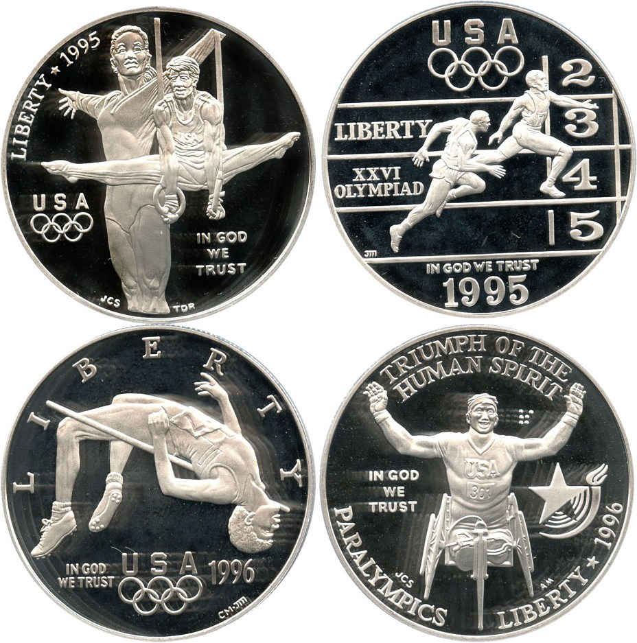 image for: Collector Lot: Assorted Modern Commem. Dollars PCGS PR69 DCAM (4 Coins) - No Reserve!