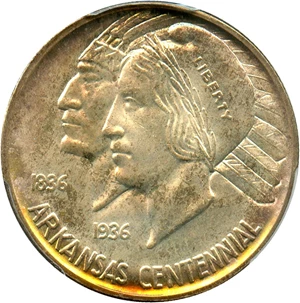 image for: 1939-D Arkansas 50c PCGS MS67 - Incredible Registry Quality Gem - No Reserve!