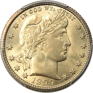 image for: 1899-O 25c PCGS MS66