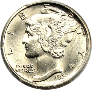 image for: 1920-D 10c PCGS/CAC MS63 FB