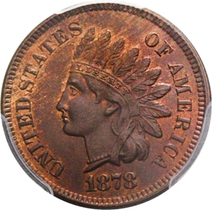 image for: 1878 1c PCGS MS65 RB