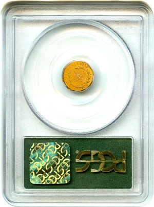 image for: Cal Gold: 1875 Cal. Gold $1 PCGS AU58 (BG-1127) OGH