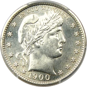image for: 1900-S 25c PCGS MS65 - Scarce Date