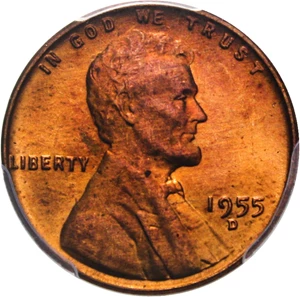 image for: 1955-D 1c PCGS MS67 RD - Registry Quality Gem, None Graded Finer