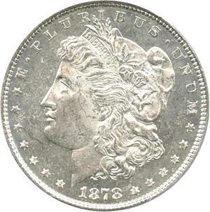 image for: 1878 7TF $1 PCGS MS62 PL (Reverse of 1878)