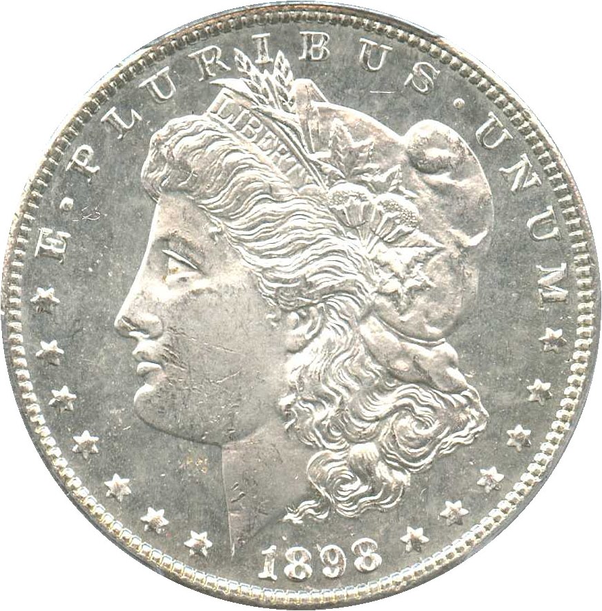image for: 1898 $1 PCGS MS63 DMPL