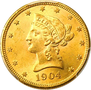 image for: 1904-O $10 PCGS MS63