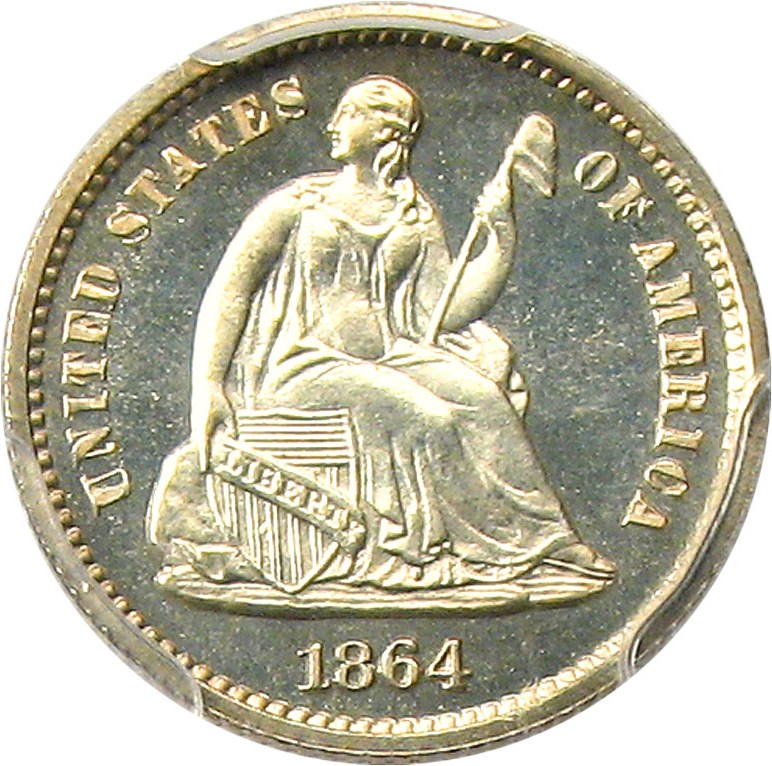 image for: 1864 H10C PCGS Proof 64 CAM