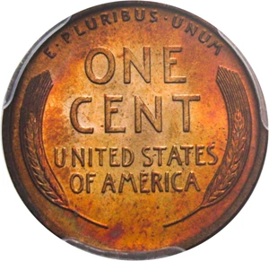 image for: 1917 1c PCGS/CAC MS67 RB - Amazing Registry Quality Gem with Colorful Toning