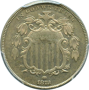 image for: 1873 5c PCGS Proof 61 (Closed 3)