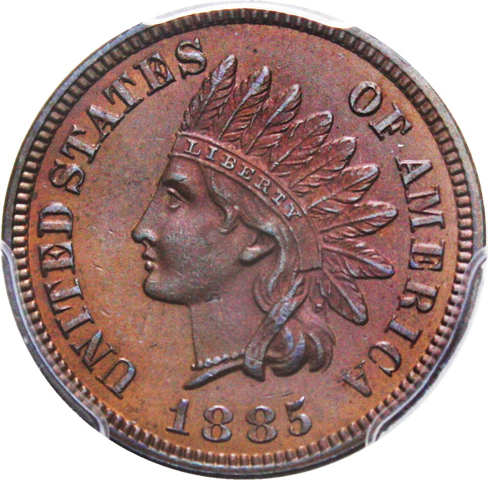 image for: 1885 1c PCGS Proof 62 BN