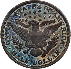 image for: 1898 50c PCGS/CAC Proof 66 - Colorful Gem Proof Barber Half - No Reserve!