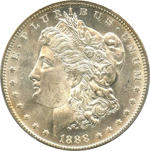 image for: 1888-O $1 PCGS MS65 PL